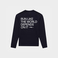 Men's Graphic Sweatshirt - Navy/White