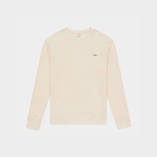 Men's Graphic Sweatshirt - Sand/Red
