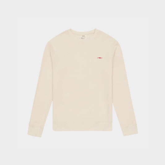 Women's Graphic Sweatshirt - Sand/Red