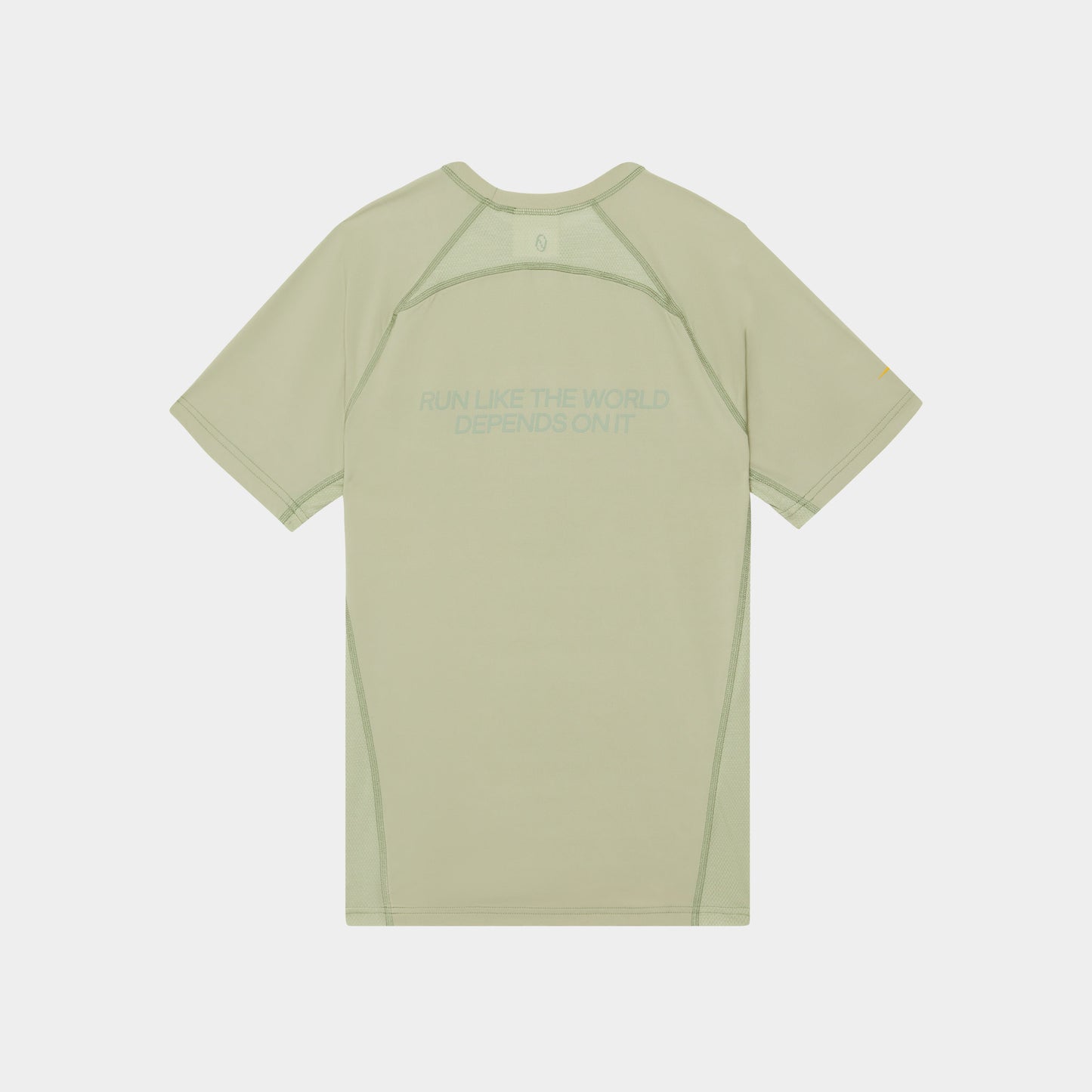 Men's Graphic Performance T-Shirt - Sage/Orange