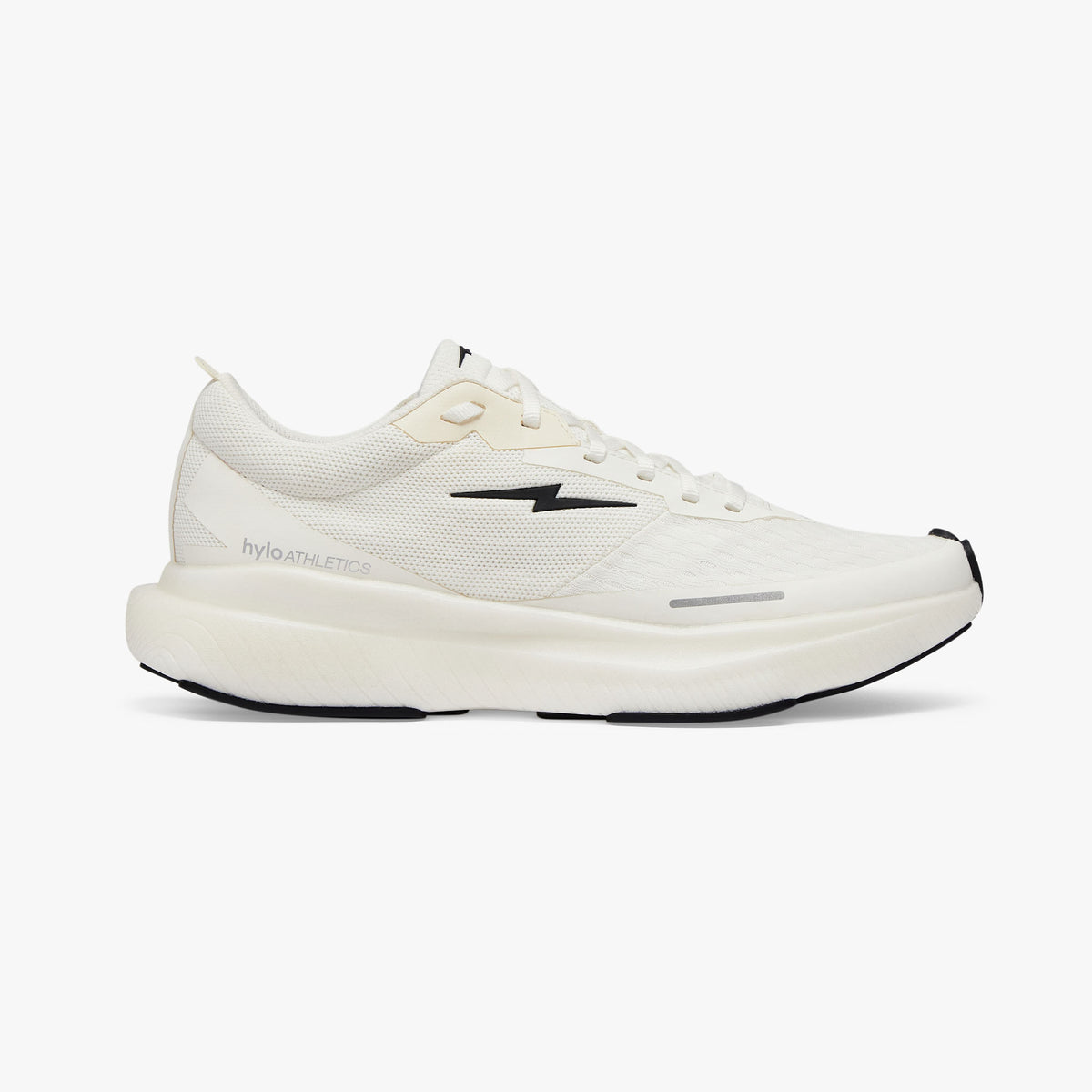 Hylete White and Olive Low-Profile Training Shoe with Gum Sole The @hyloathletics Axis is doing what no other running shoe  main image 2